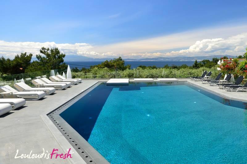 Aparthotel Louloudis Fresh-Adults Only Skala Rachoni  Exterior foto